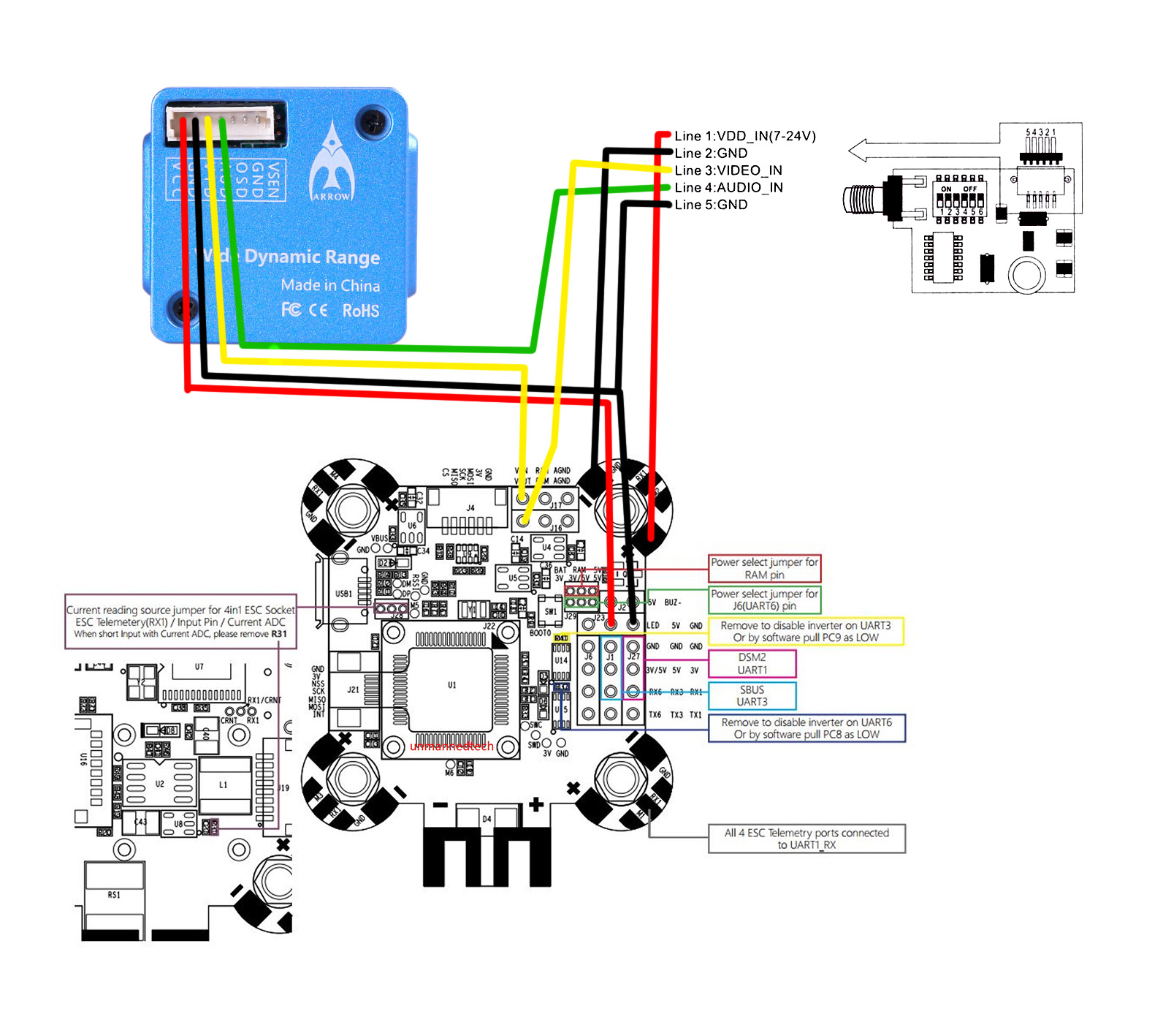 Omnibus f4 pro v2 схема